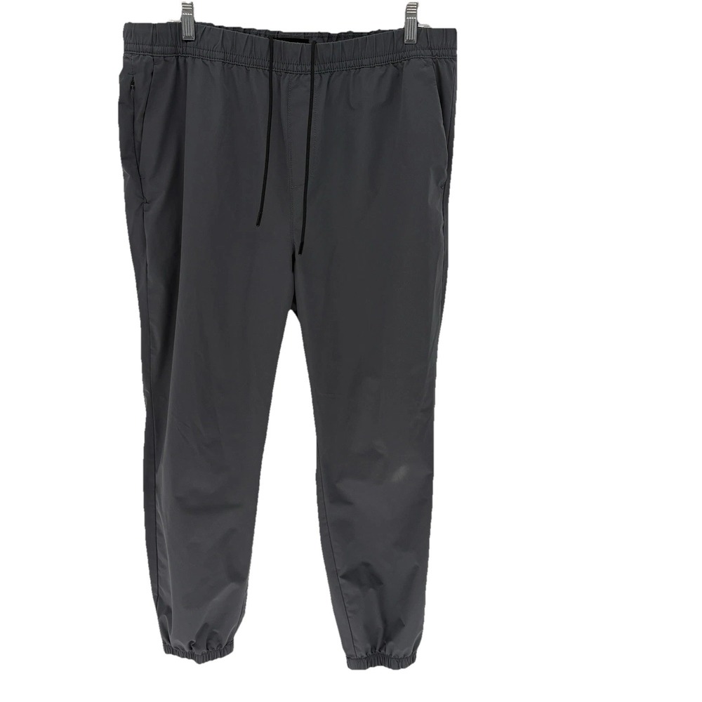 Banana Republic Performance Pants Gray Jogger Athletic Running Stretch Men L‎